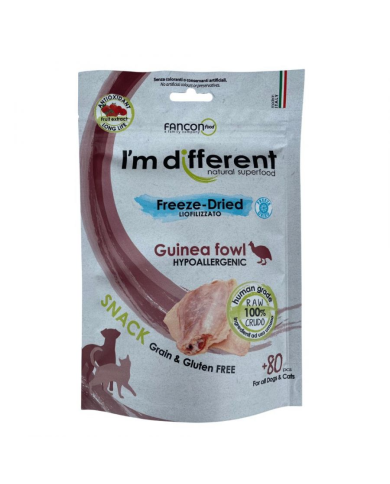 I’m Different - Snack Liofilizzato Faraona per cani e gatti Farmina I’m Different - Snack Liofilizzato Faraona per cani e gatti Farmina