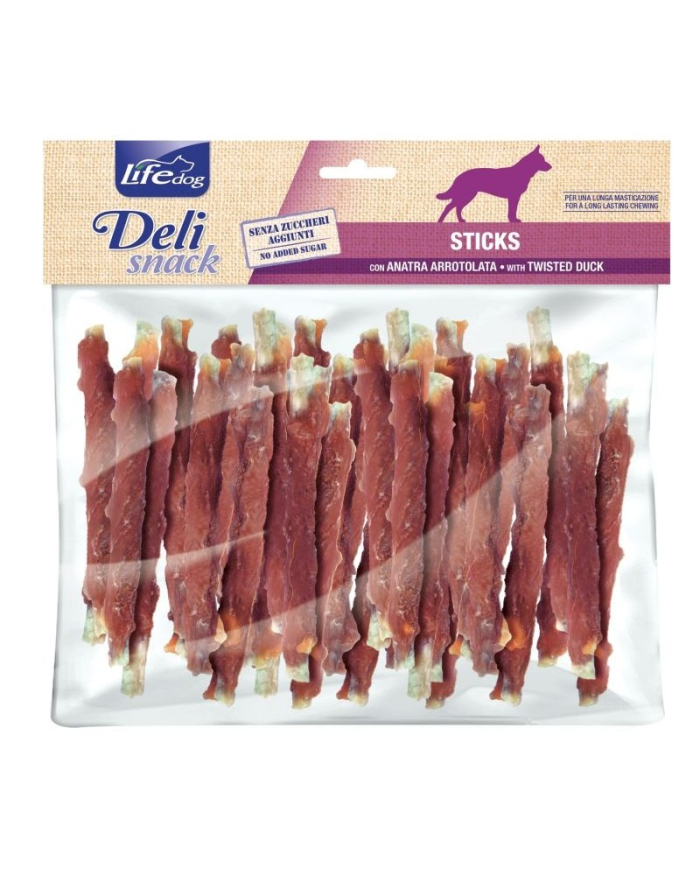 Snack bastoncini con anatra arrotolata Lifedog