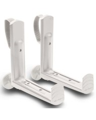 Staffe Lechuza per Fioriere da Balcone Bianche