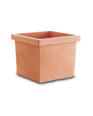 Vaso Quadro Liscio Plastecnic 40