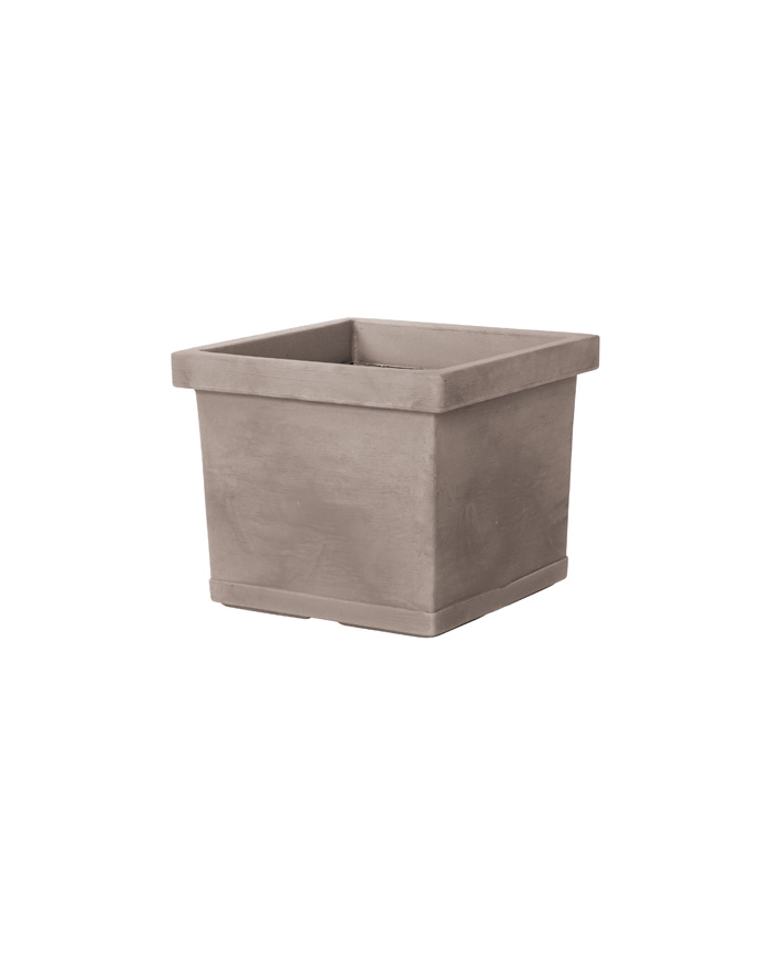 Vaso Quadro Liscio Plastecnic 55