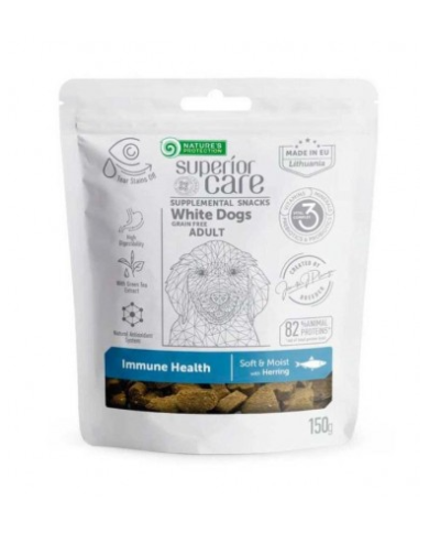 Snack supplementari per cani bianchi con aringa Superior Care Snack supplementari per cani bianchi con aringa Superior Care