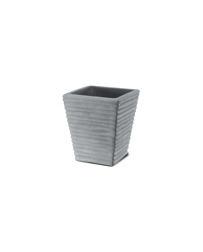 Vaso Quadro Rigato Plastecnic 40