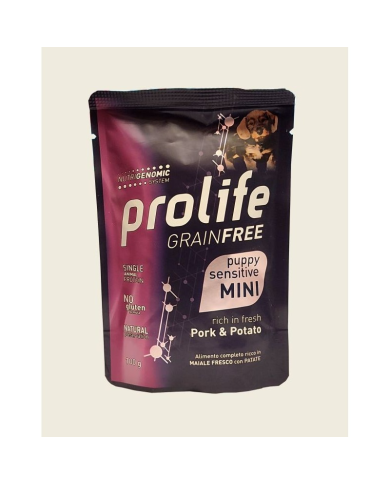 Pappetta maiale e patate grainfree per cuccioli sensibili Prolife Pappetta maiale e patate grainfree per cuccioli sensibili Prolife