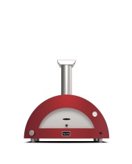 MODERNO 3 Pizze - Forno Per Pizza a Gas Alfa Rosso/Grigio/Giallo