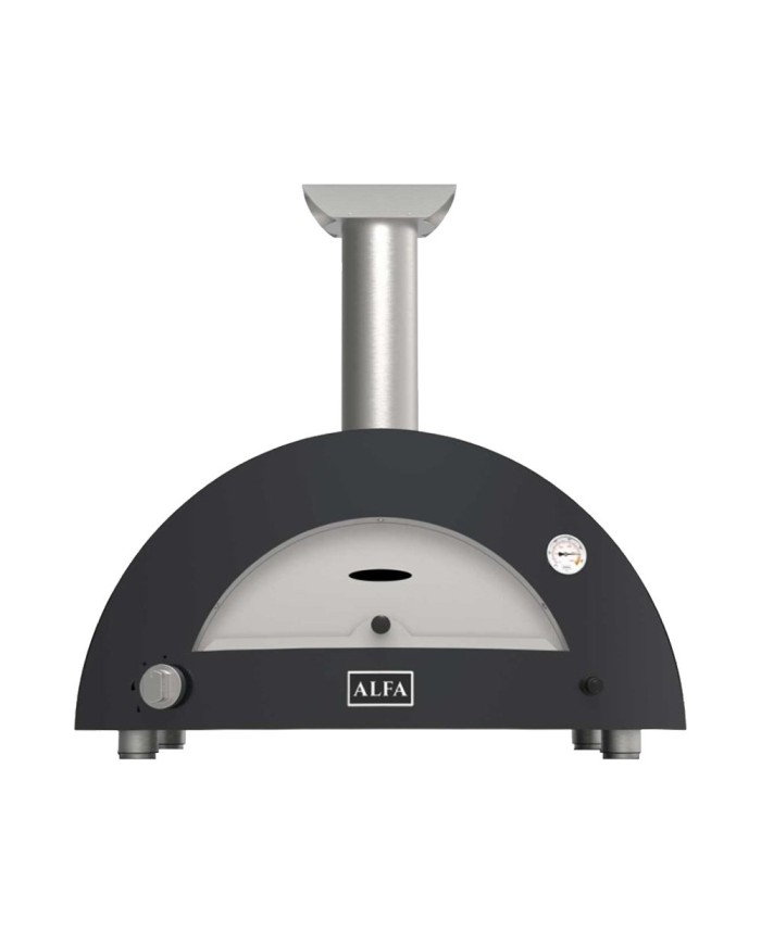 MODERNO 3 Pizze - Forno Per Pizza a Gas Alfa Rosso/Grigio/Giallo