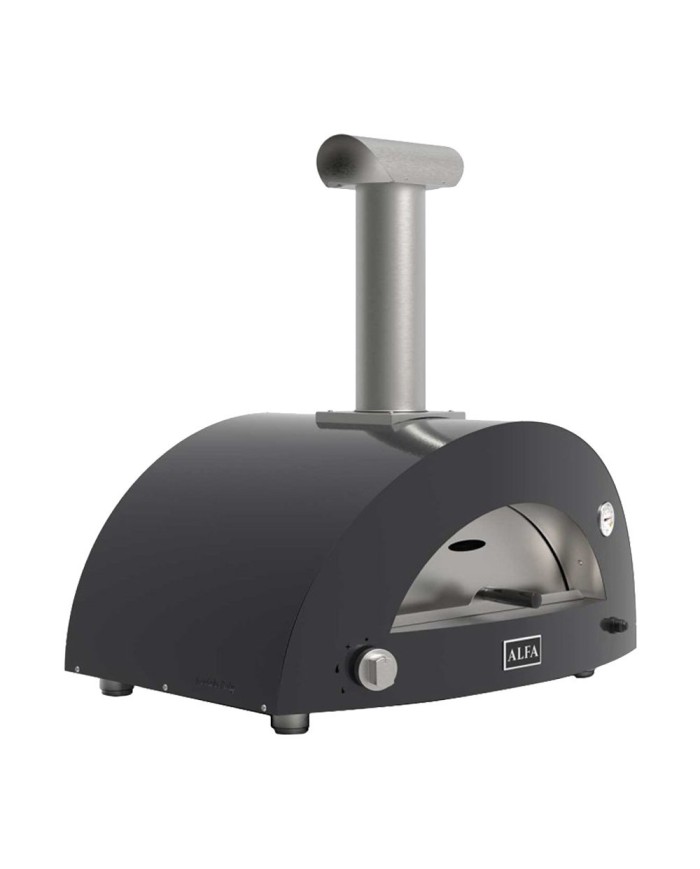 MODERNO 3 Pizze - Forno Per Pizza a Gas Alfa Rosso/Grigio/Giallo