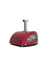 MODERNO 5 Pizze - Forno Per Pizza a Legna Alfa Rosso/Grigio/Giallo