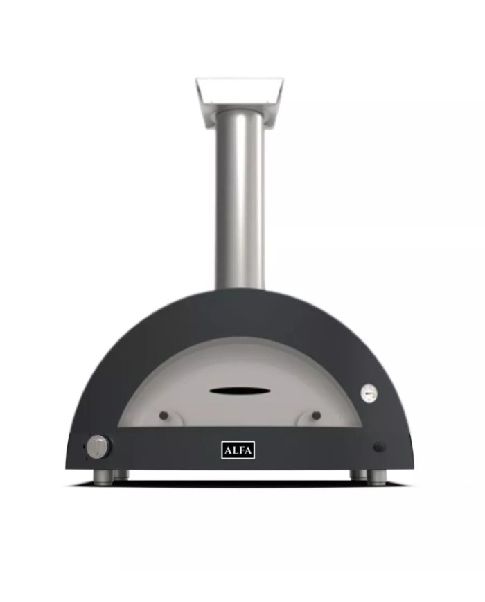 MODERNO 5 Pizze - Forno Per Pizza a Legna Alfa Rosso/Grigio/Giallo