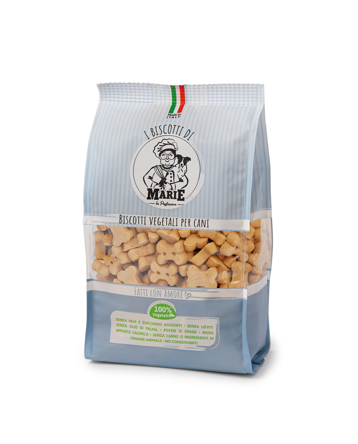 Biscotti vegetali per cani al gusto bacon