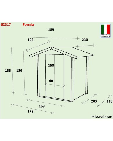Casetta Bh 16 Formia Alce Casetta Bh 16 Formia Alce