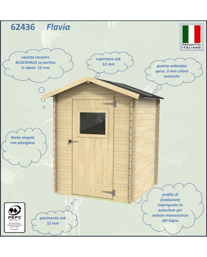 Casetta da Giardino 146 x 130 Flavia Alce
