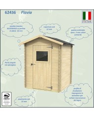Casetta da Giardino 146 x 130 Flavia Alce