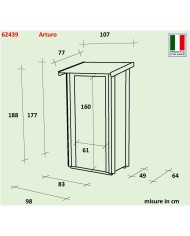Casetta da Giardino 94 x 64 Arturo Addossata Alce