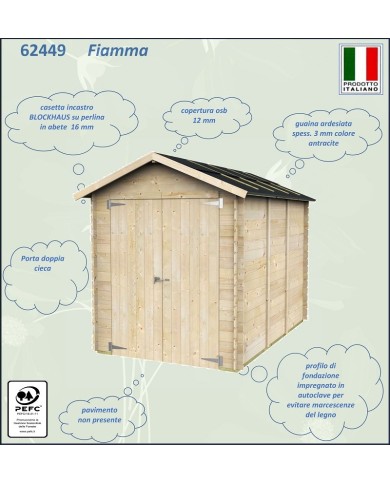 Casetta da Giardino 178 x 273  Fiamma Alce Casetta da Giardino 178 x 273  Fiamma Alce