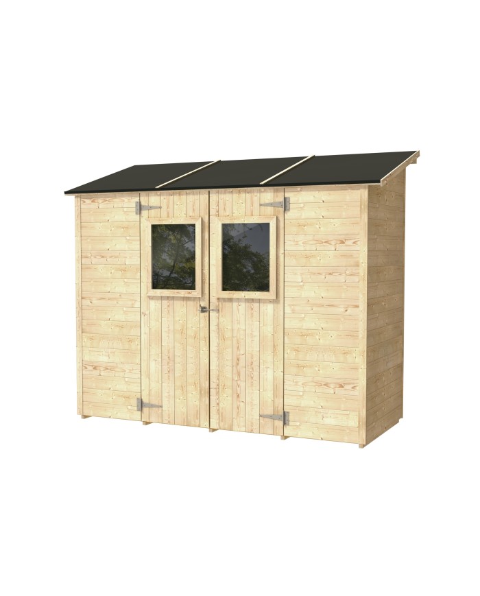 Casetta da Giardino 245 x 102 Vaniglia Addossata Alce