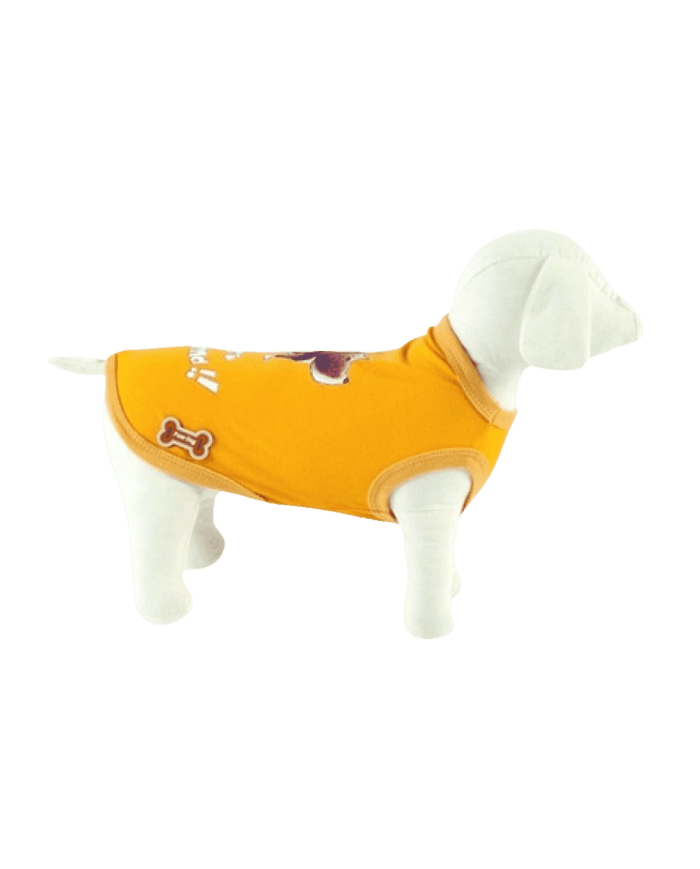 Maglietta per cani Best Friend Giallo Ferribiella