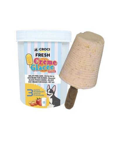 Fresh snack per cani CremeGlace set Croci Fresh snack per cani CremeGlace set Croci