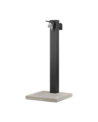 Fontana a colonna con base e portagomma 42/QRRB antracite Fontana a colonna con base e portagomma 42/QRRB antracite
