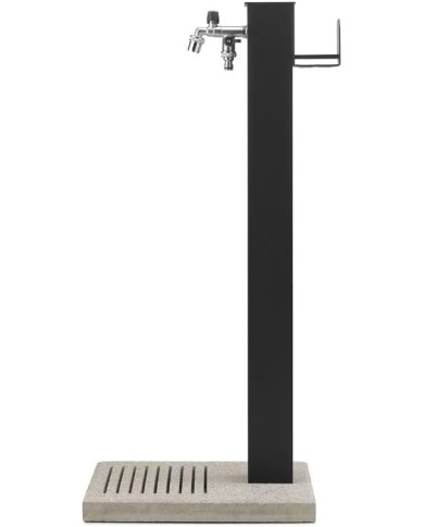 Fontana a colonna con base e portagomma 42/QRRB antracite Fontana a colonna con base e portagomma 42/QRRB antracite