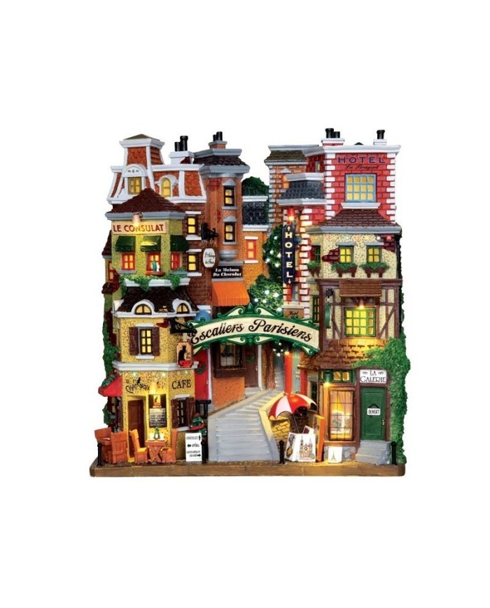 Lemax Parisian Stairs villaggio di natale