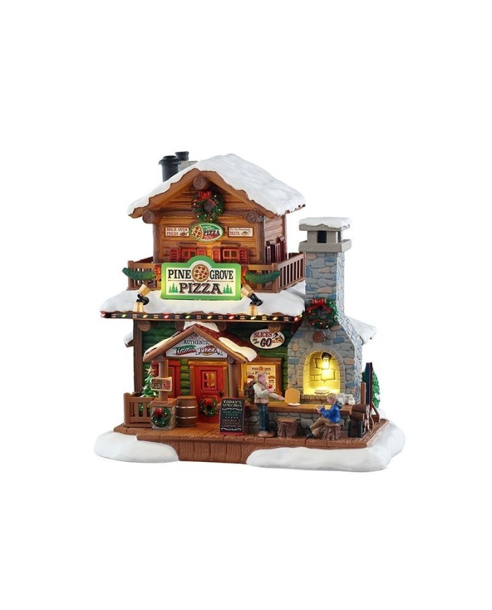 Lemax Pine Grove Pizza Villaggio di natale