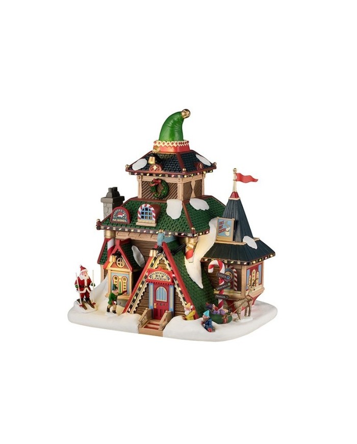 Lemax Elwood's Elf Lodge Villaggio di natale