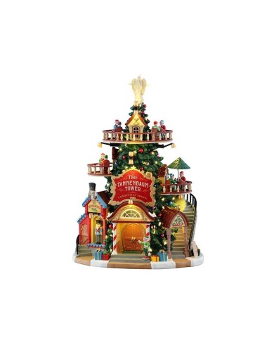 Lemax The Tannenbaum Tower Christmas Shops Villaggio di natale Lemax The Tannenbaum Tower Christmas Shops Villaggio di natale