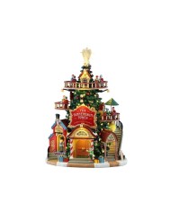 Lemax The Tannenbaum Tower Christmas Shops Villaggio di natale