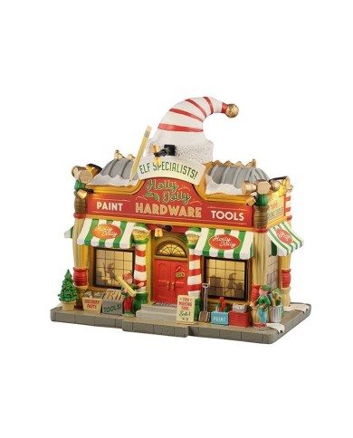 Lemax Holly Jolly Hardware Villaggio di natale Lemax Holly Jolly Hardware Villaggio di natale