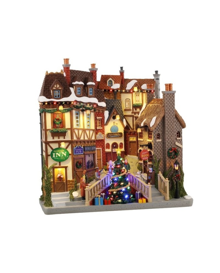 Lemax Oxfordshire Village Villaggio di natale