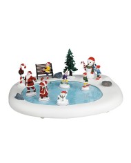 Lemax Northern Lights Skating Pond Villaggio di natale