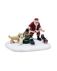 Lemax Dog Park Christmas Villaggio di natale