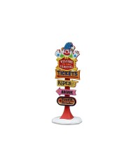 Lemax Carnival Welcome Sign villaggio di natale