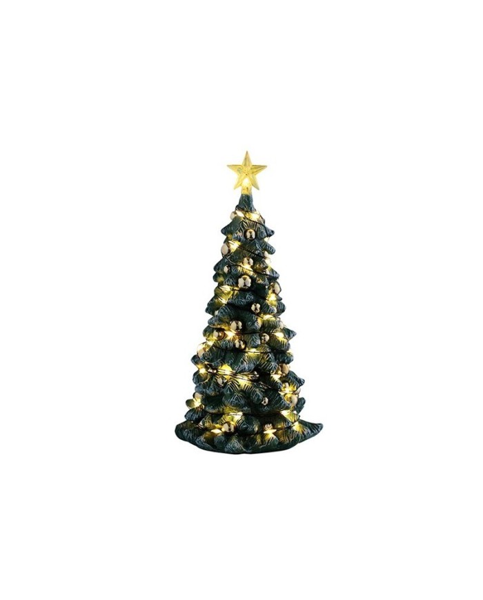 Lemax Snowy Christmas Tree, Clear Light villaggio di natale