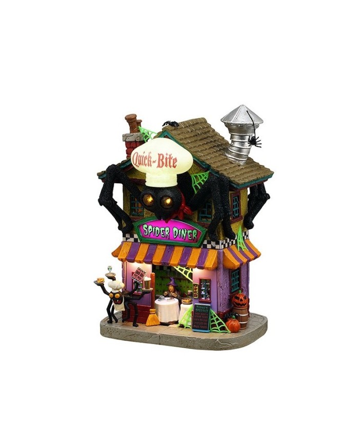Lemax Halloween Quick-Bite Spider Diner