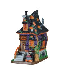Lemax Halloween Witches Bungalow