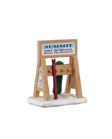 Lemax Ski Rack Sign Villaggio di natale Lemax Ski Rack Sign Villaggio di natale