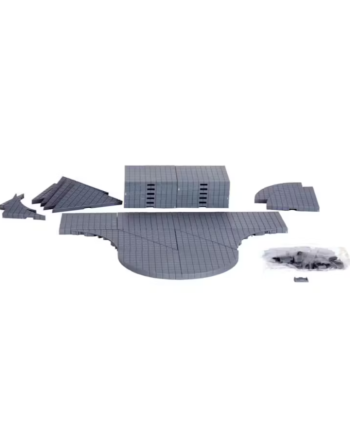 Lemax Plaza System (Grey, Variety) 32 pz Villaggio di natale