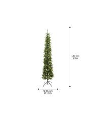 Albero di natale Slim fir LED kaemingk
