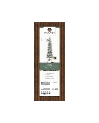 Albero di Natale Slim innevato 210 cm – kaemingk