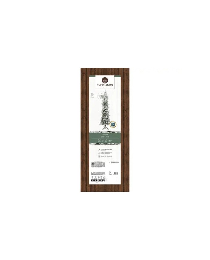 Albero di Natale Slim innevato 210 cm – kaemingk