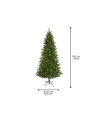 Albero di natale Sunpeaks fir Micro LED 180 cm kaeming