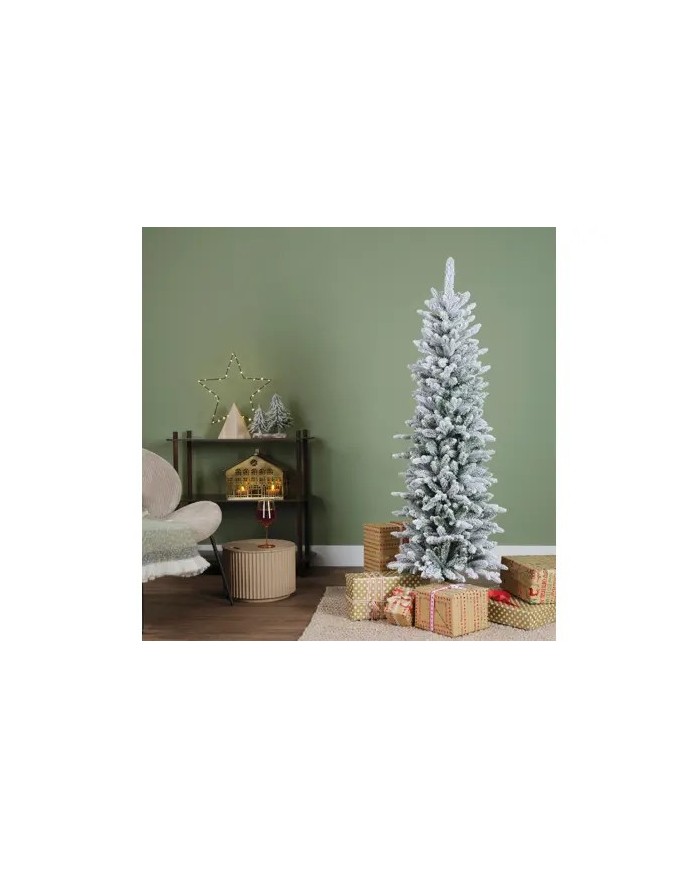 Albero di Natale Slim Innevato 150 cm kaemingk