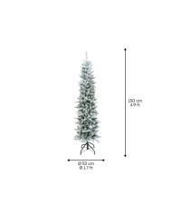 Albero di Natale Slim Innevato 150 cm kaemingk