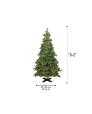 Albero di natale Rossland fir LED 240cm kaeming