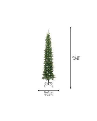 Albero di Natale Slim fir  210 cm kaemingk
