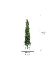 Albero di Natale SLIM FIR GREEN 180 CM