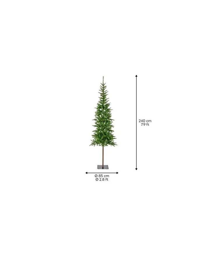 Albero di natale Alpbach fir 240 cm kaemingk