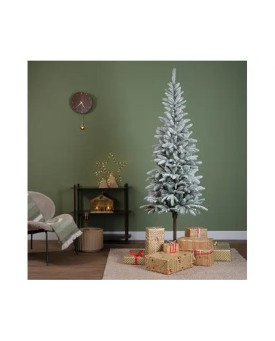 Albero di natale Alpbach fir snowy 210cm Kaemingk